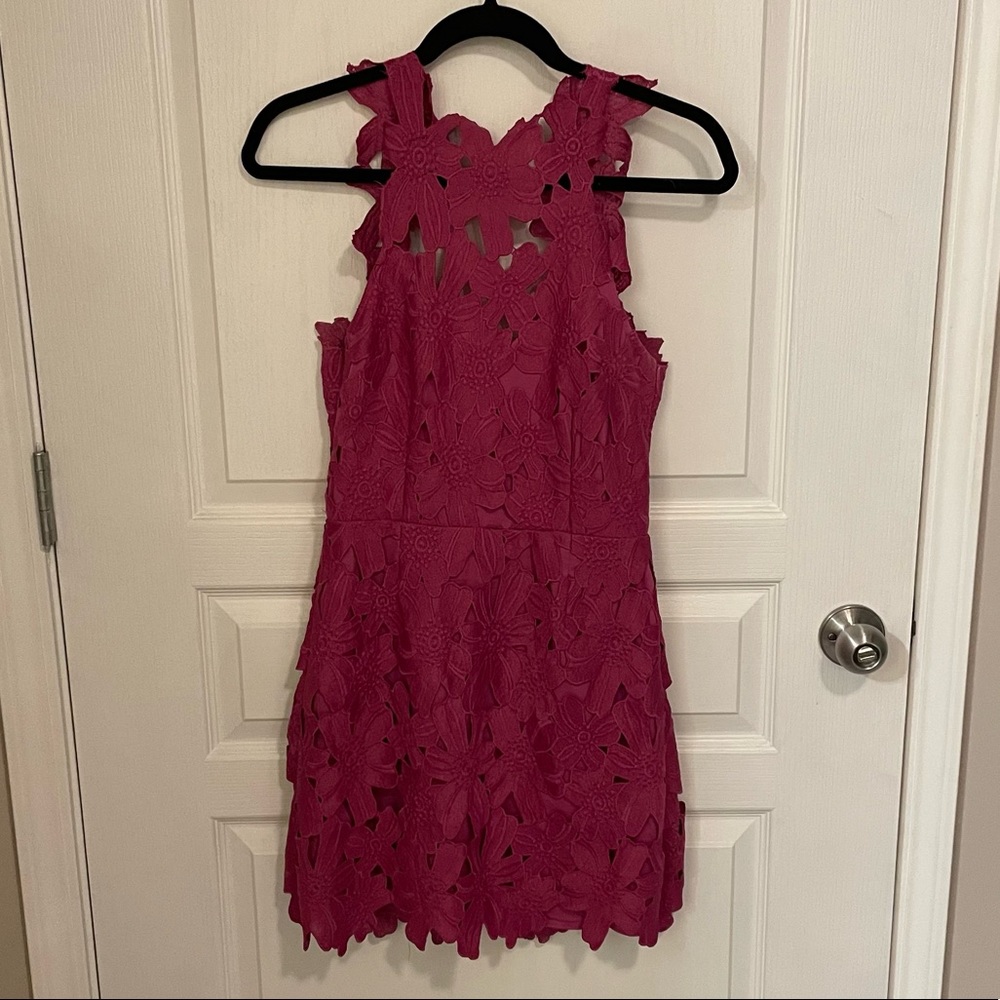 Free People x Saylor Jessa Lace Mini Dress